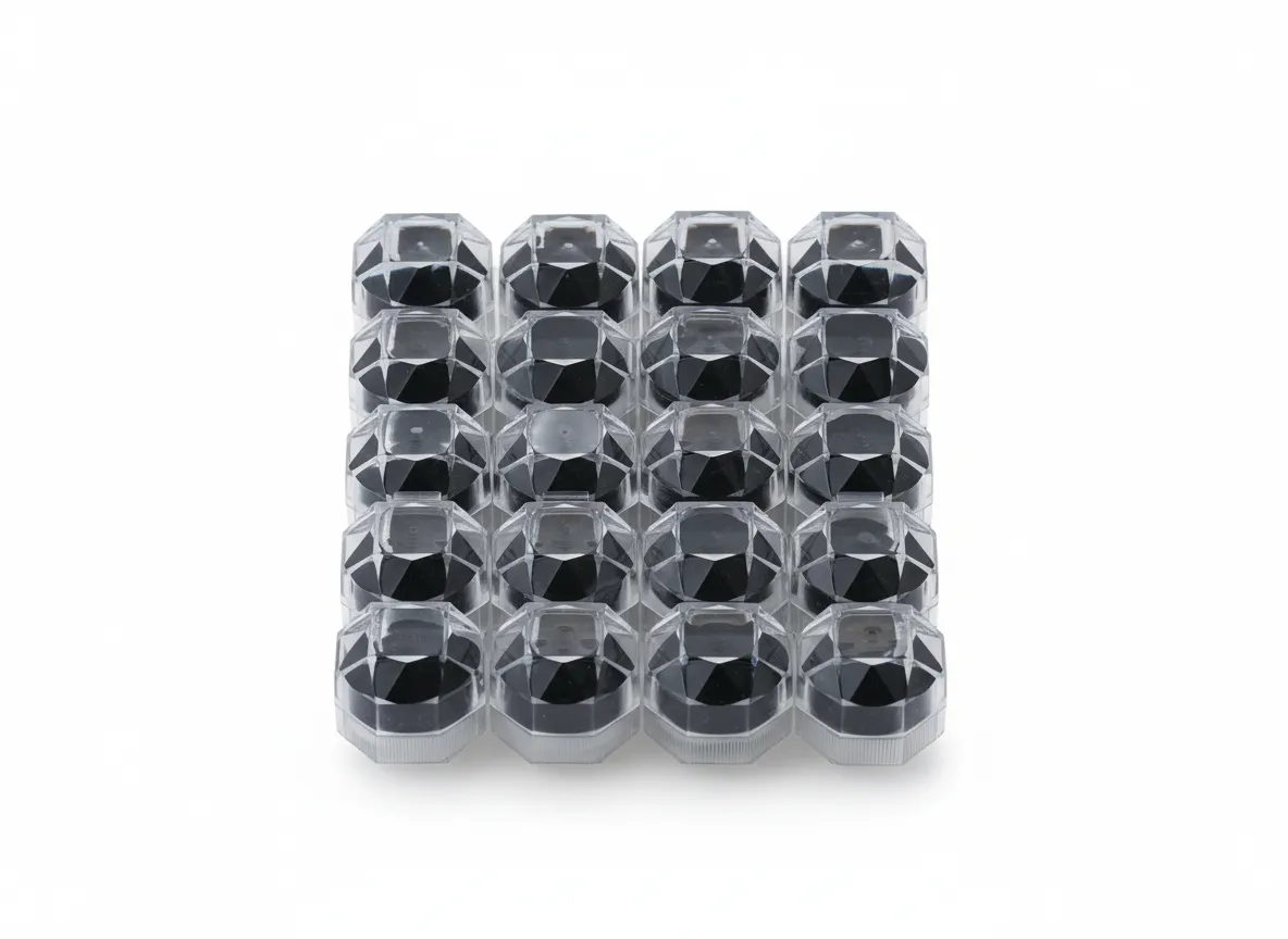 Paquete de 20 cajas de joyería de 3,5×3,5×3,5 cm, del mismo modelo. Ideales para anillos y aretes, con interior de espuma que ayuda a mantener las piezas protegidas y bien organizadas. Su formato compacto ofrece una presentación uniforme y funcional, adecuada para uso comercial, entrega y almacenamiento.