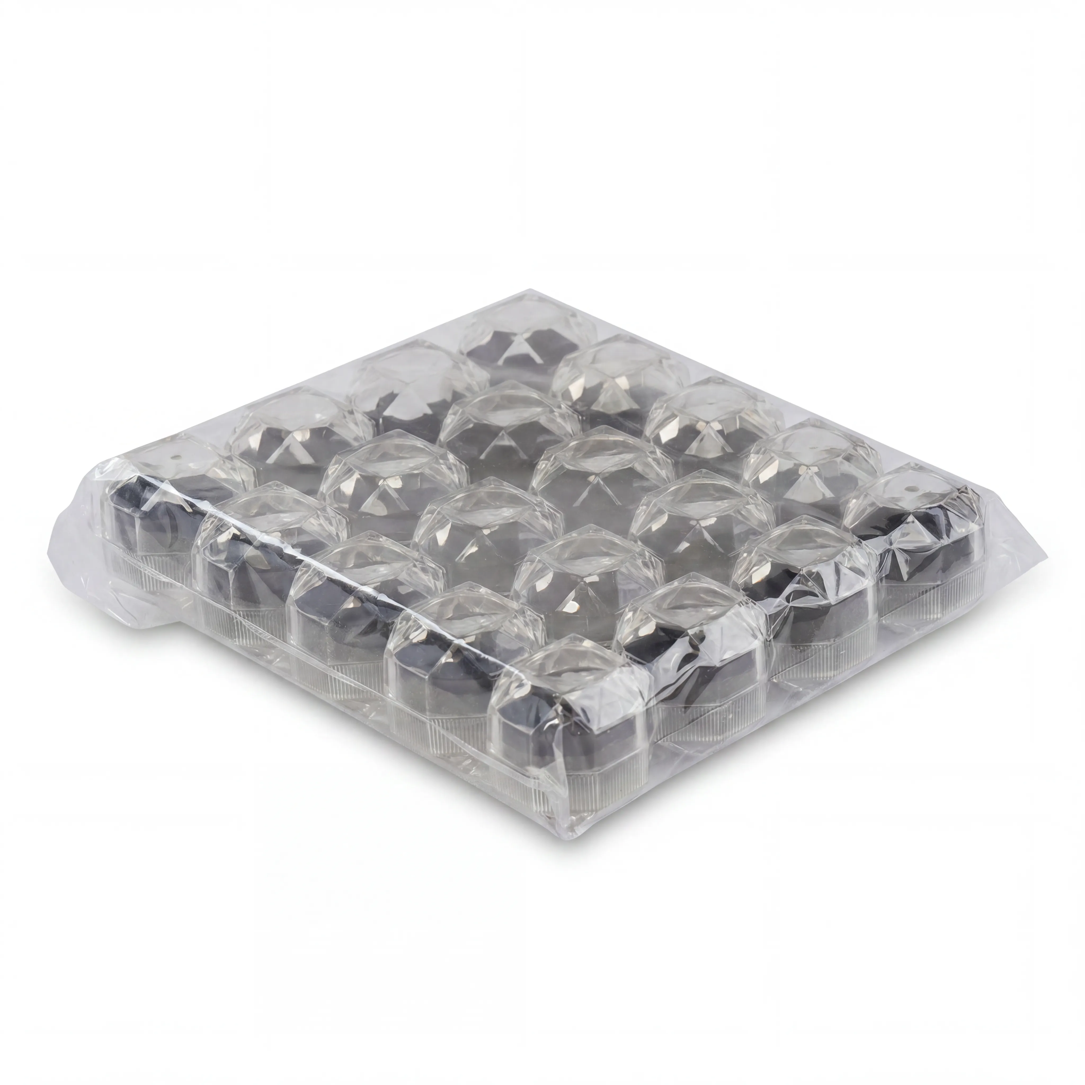 Paquete de 20 unidades de Caja de joyería 8 × 8 × 3,2 cm
