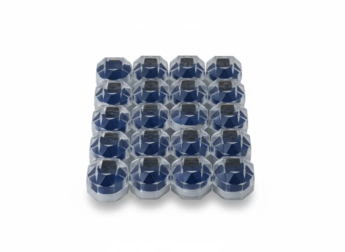 Paquete de 20 cajas de joyería de 3,5×3,5×3,5 cm, del mismo modelo. Ideales para anillos y aretes, con interior de espuma que ayuda a mantener las piezas protegidas y bien organizadas. Su formato compacto ofrece una presentación uniforme y funcional, adecuada para uso comercial, entrega y almacenamiento.